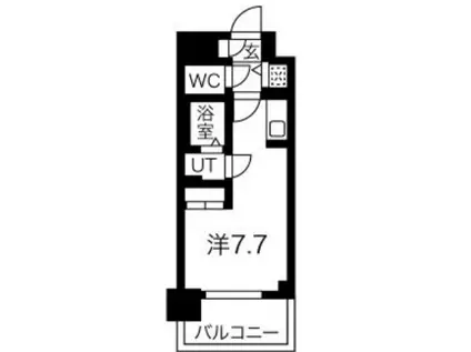 アスヴェル兵庫駅前(1K/5階)の間取り写真