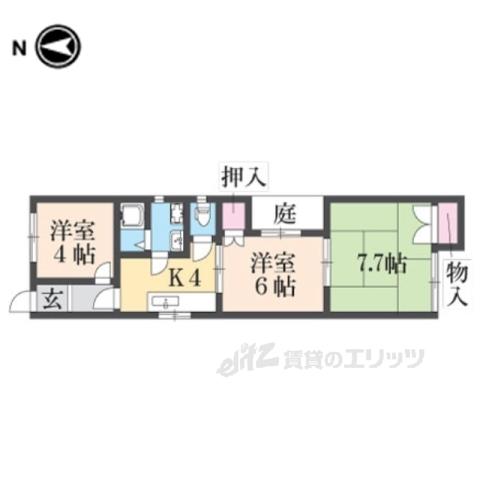 ペペルモコ(3K/1階)の間取り写真