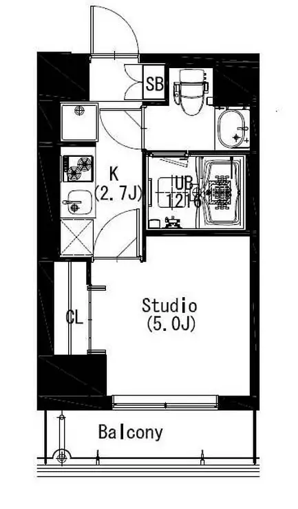 エスティメゾン戸越 6階階 間取り