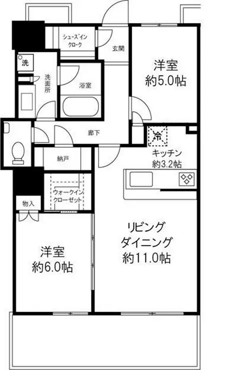 浅草タワー 20階階 間取り