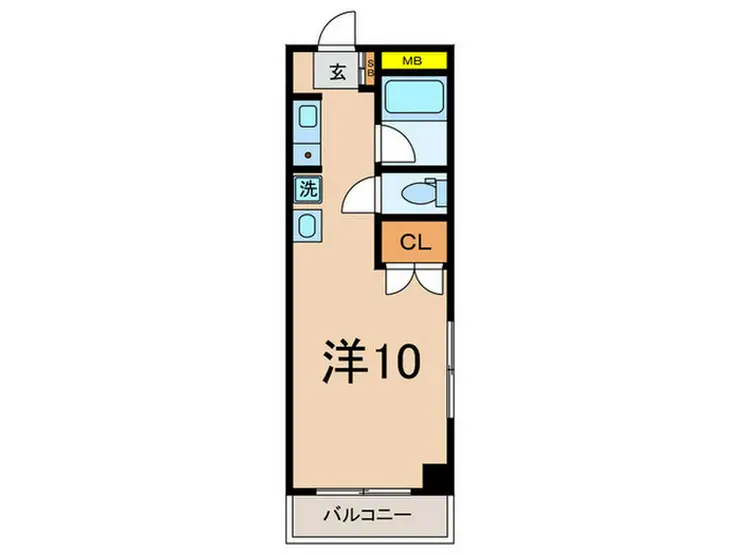 内山ハイツ 2階階 間取り