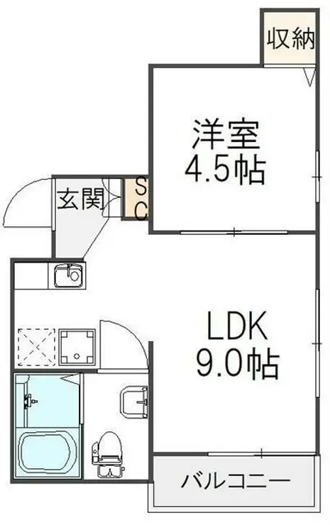 日神パレス戸越 2階階 間取り