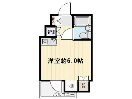 フジヨシ赤堤コート(ワンルーム/3階)の間取り写真