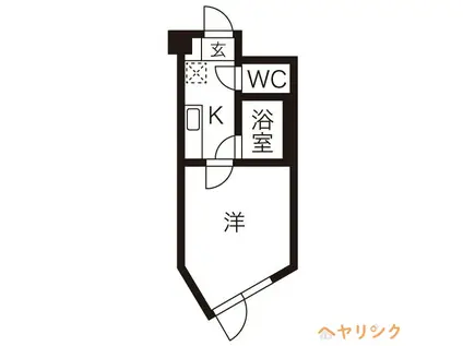 栄生川津ビル(1K/7階)の間取り写真