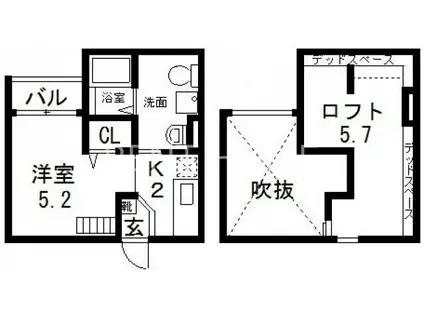 CELESTE弥刀(1K/1階)の間取り写真