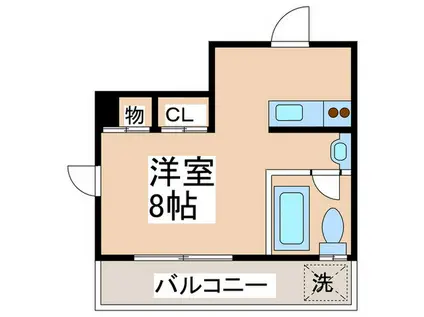 シャイン元住吉(ワンルーム/3階)の間取り写真