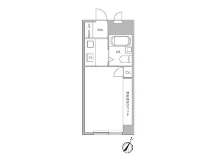 ソシエート丸杉(1K/3階)の間取り写真