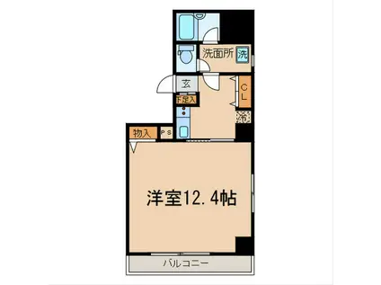 ロジェメント三軒茶屋(1K/2階)の間取り写真