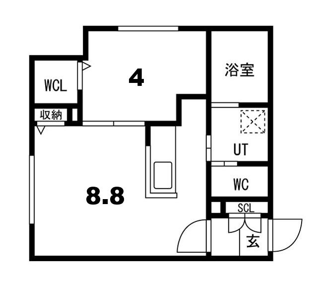 ONE STAGEひばりが丘II(1LDK/2階)の間取り写真