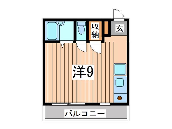 リベルテ(ワンルーム/1階)の間取り写真