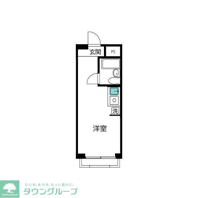モリパレス(ワンルーム/1階)の間取り写真
