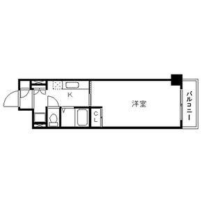 HF久屋大通レジデンス(1K/4階)の間取り写真