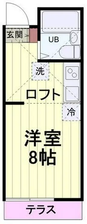 コージーフラット 1階階 間取り