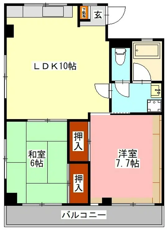 オペラハウス 2階階 間取り