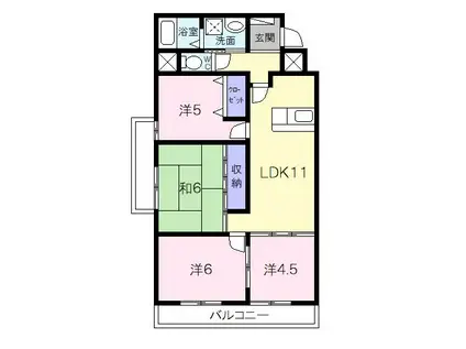 センチュリーハイランド(4LDK/4階)の間取り写真