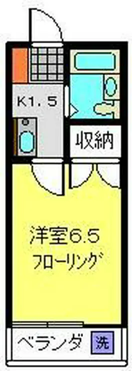 第一橘ハイツ 1階階 間取り