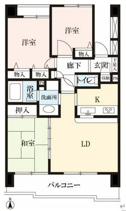 ドゥーエ練馬 3階階 間取り