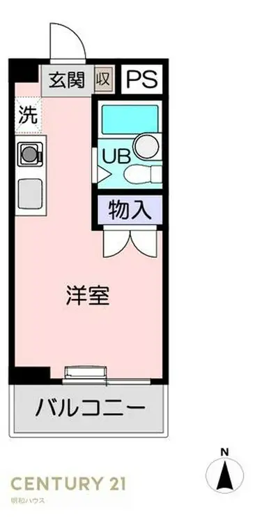 サカエハイツ 2階階 間取り