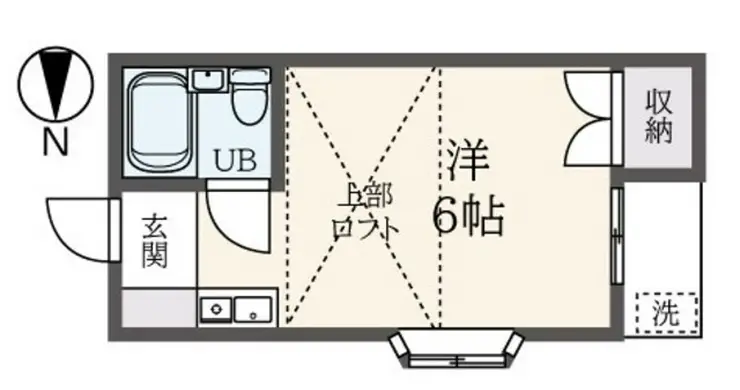 コーポカナサキ 2階階 間取り