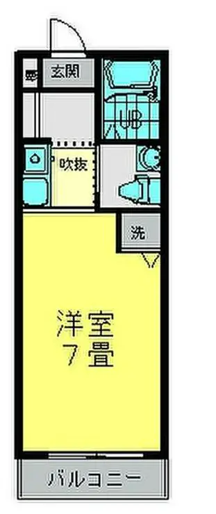 アンティ玉川学園 3階階 間取り