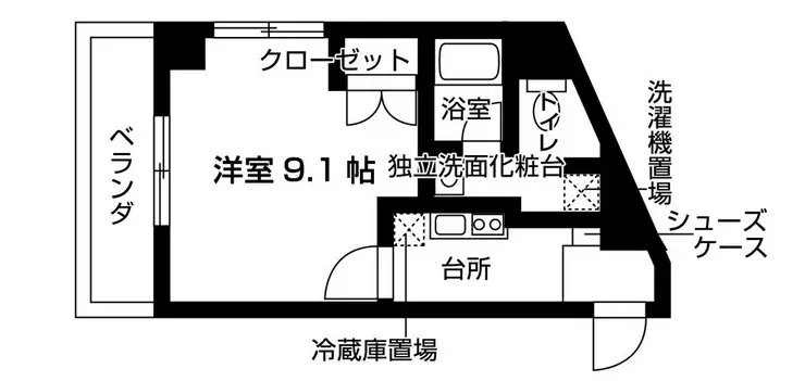 セントラルリベルテ 2階階 間取り