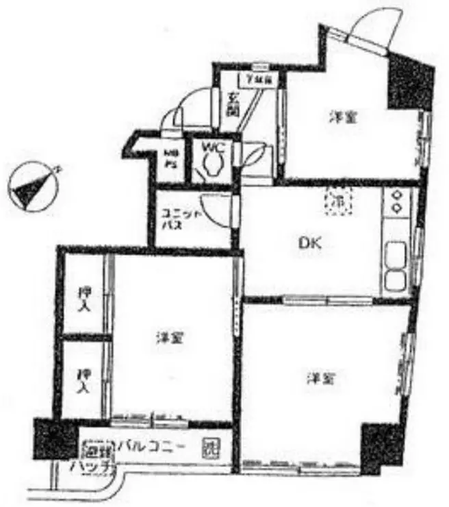 エスポワール南池袋 2階階 間取り