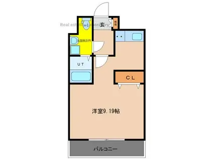 KO OLINA SHIOMI コオリナ潮見(ワンルーム/6階)の間取り写真