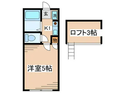 グレース町田(1K/1階)の間取り写真