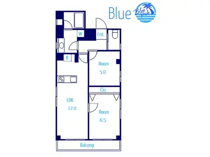 ウィステリアヒルズ(2LDK/9階)の間取り写真