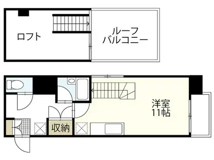 レガロ出汐(1K/5階)の間取り写真