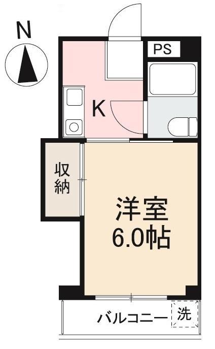ワールドコーポ(1K/3階)の間取り写真