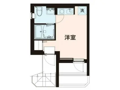 リアル永代(ワンルーム/4階)の間取り写真