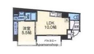 エフ・パークレジデンス横浜反町4281(1LDK/7階)の間取り写真