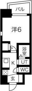 エステムコート名古屋ステーションクロス(1K/9階)の間取り写真