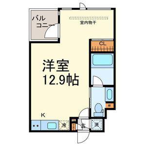 COZY徳川園(ワンルーム/5階)の間取り写真