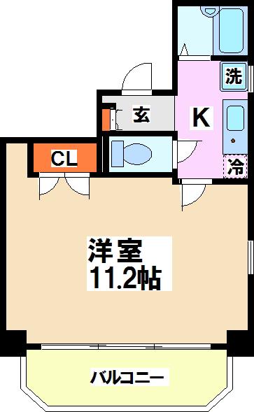 ステージファースト笹塚(1K/7階)の間取り写真