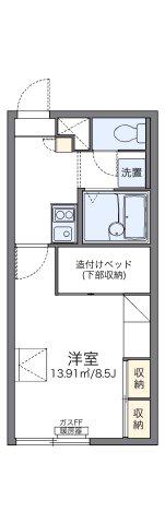 レオパレスサンビーム(1K/2階)の間取り写真