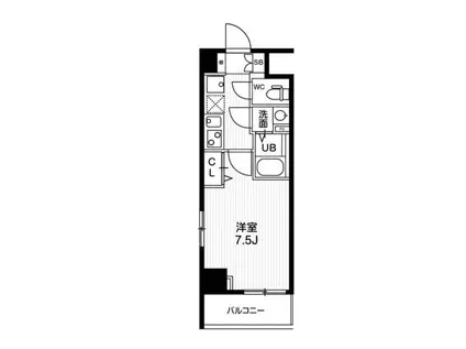 N-STAGE鳩ヶ谷(1K/4階)の間取り写真