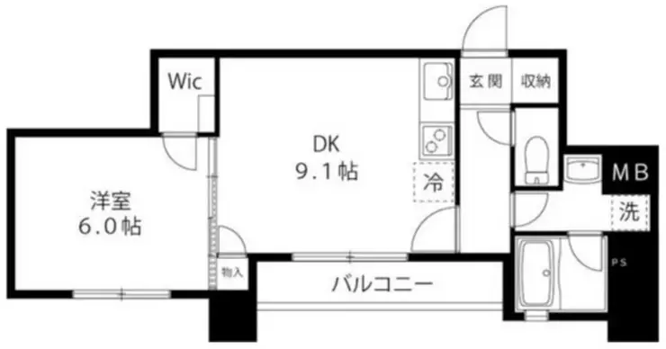 コンフォール新小岩 3階階 間取り