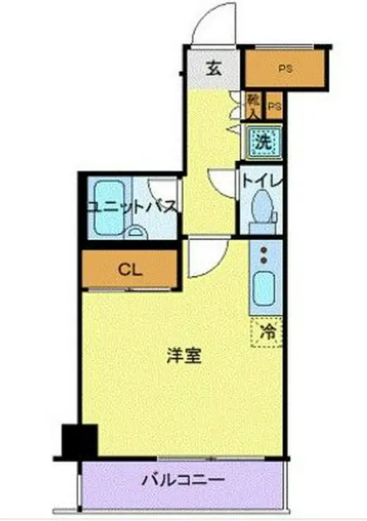 スカイコート品川大崎 6階階 間取り