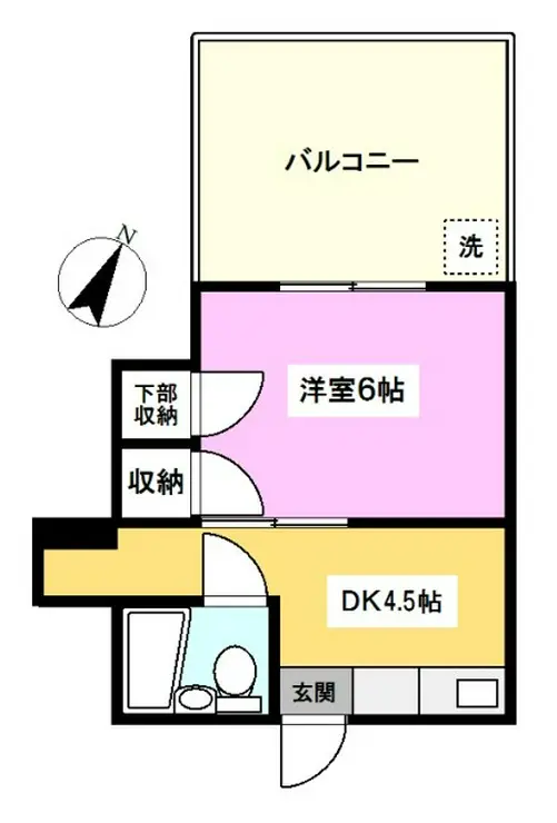 グリーンピア三ツ沢 3階階 間取り