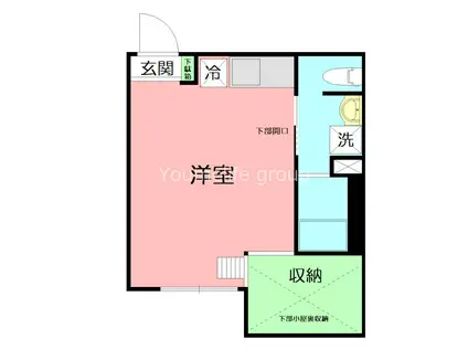 レガーメ東海(ワンルーム/1階)の間取り写真