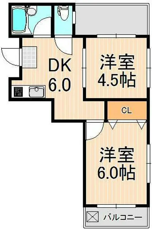 グラシア梅田 3階階 間取り