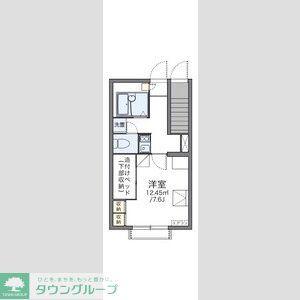 レオパレスヴィラ本町(1K/1階)の間取り写真