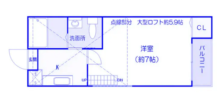 コンパートメントハウス与野本町 1階階 間取り