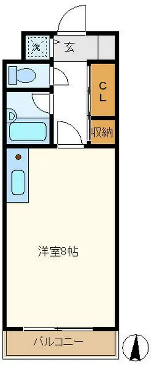 マンション戸田 1階階 間取り