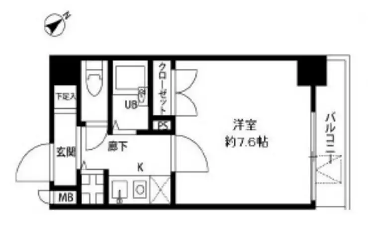 プレール大塚北 6階階 間取り