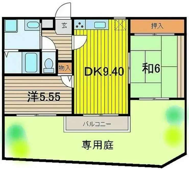アプロアメニティ南浦和 1階階 間取り