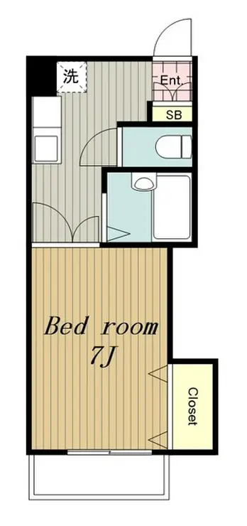 キャンベラ24 3階階 間取り