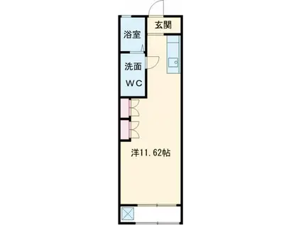 エクセレントK I(ワンルーム/2階)の間取り写真